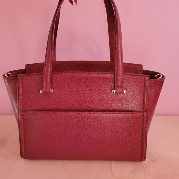 EUC Mint Condition Kate Spade Burgundy Handbag - Picture 2 of 6